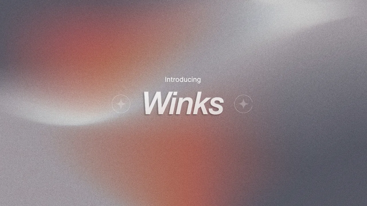 Introducing Winks.